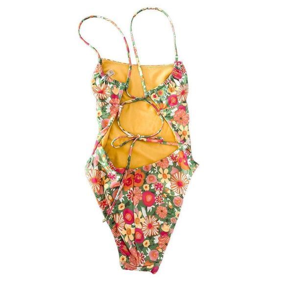 NEW Free People‎ X Galamaar Joni One-Piece Swimsuit, Floral Bathing Suit - Picture 5 of 6
